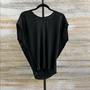 Mabel, SS, Back drape crepe top by Sen